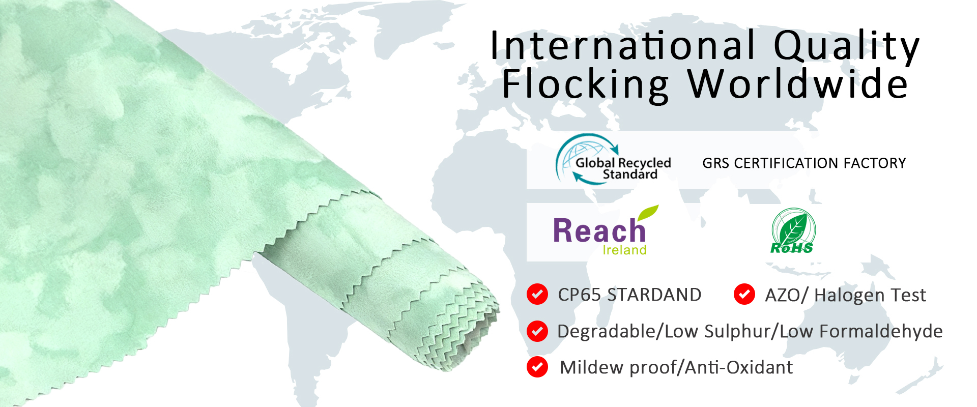 quality Velvet Flock Fabric factory