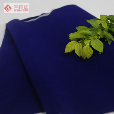 Short Pile Velvet Flocking Fabric Dark Blue Rayon / Viscose For Package Materail