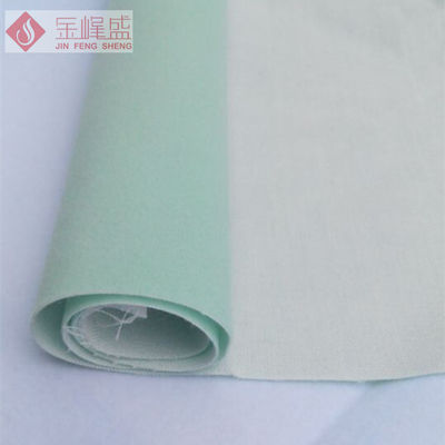 Cotton Backing Flocking Fabric ,  Light Blue Contemporary Upholstery Fabric