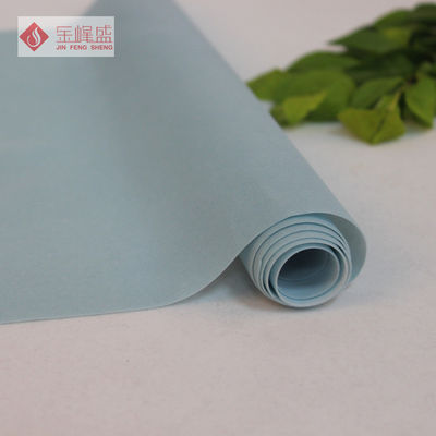 Decoration / Package Material Velvet Flock Fabric , Polyester Flocking Velvet Upholstery Fabric