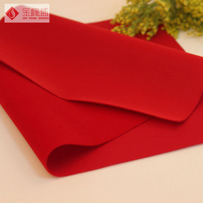 Multicolor Knitted Flocked Velvet Fabric , 100% Polyester Flocking Fabric