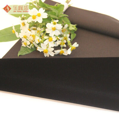 Nonwoven Jewelry Box Fabric , Watch Box Material Flocked Velvet Fabric