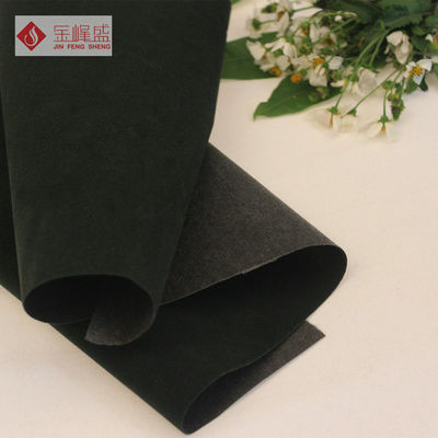 Soft Plush Black Polyester Velvet Fabric for Bag and Pouch Materials 1.48m Width