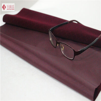 Anti-Static Velvet Upholstery Fabric , Tricot Knitted Taffeta Flocked Fabrics