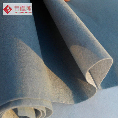 Tricot Satin Polyester Non Woven Fabric , Flock Velvet Jewelry Box Liner Fabric