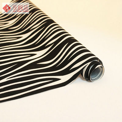 Plain Striped Velvet Upholstery Fabric Flocking Polyester Non Woven
