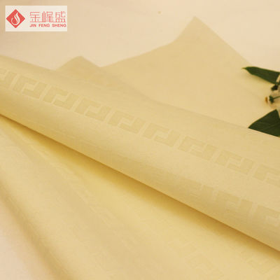1.48m Non Woven Flocked Material Polyester Fabric Yellow For Jewelry Boxes