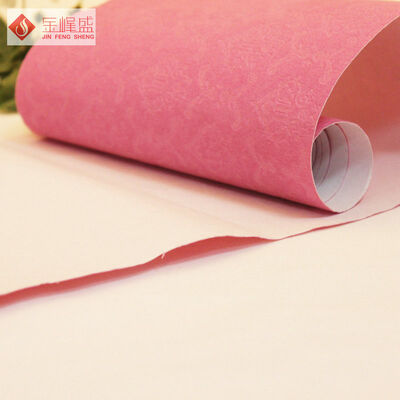 Printed Pink Knitted Velvet Fabric , Velvet Upholstery Fabric For Electronic Accessories