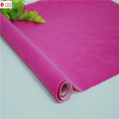 100 Nylon Flocking Printed Velvet Fabric For Jewelry Boxes Lining 150 x 100gsm