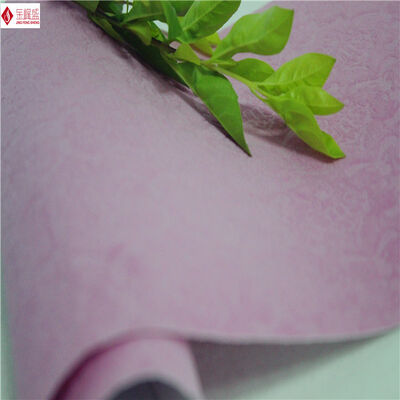 Luxury Watch Boxes Printed Velvet Fabric With Soft Plush , Patterned Flock Fabrics