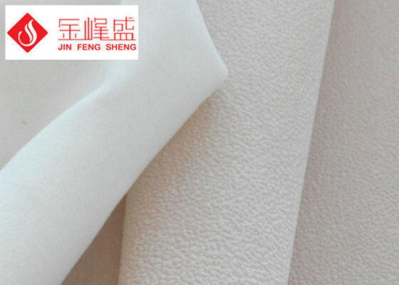 White / Grey Velvet Upholstery Fabric Plain for Watch / Glasses Boxes