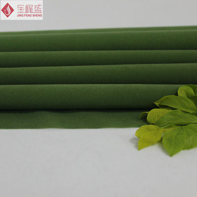 TC / Nylon / Polyester Flocked Fabric Plain Velvet for Pouches Material