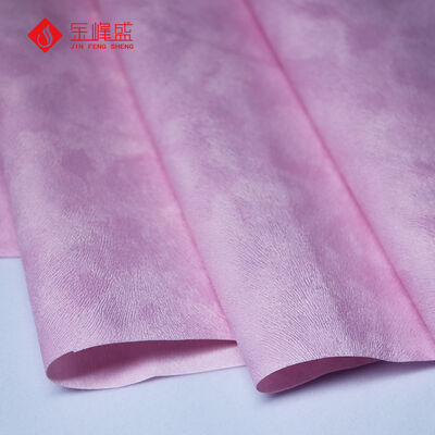 New Deisgn Flower Pile Flock Fabric in Papaer Back For Jewelry Box Making