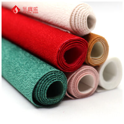 New Design Flower Nonwoven Flock Materail Fabric For Jewelry Box