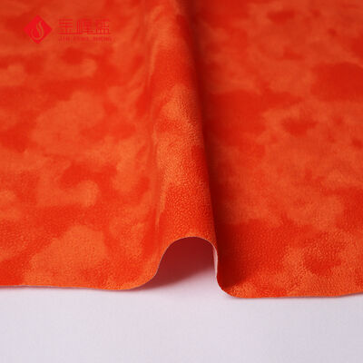Red Color Flock Fabric Material For Watch Box