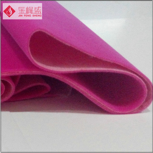 Rose Polyester Flocked Velvet Fabric Decorating 1.5m Width Plain Type
