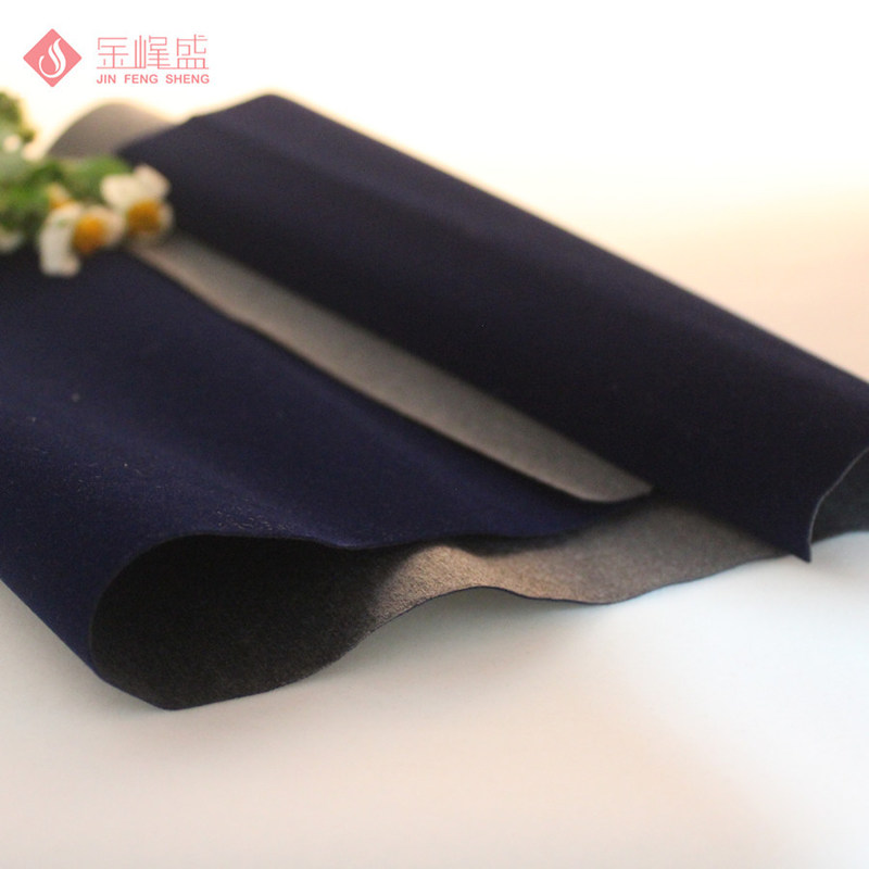 Paper Base Nylon Flocked Velvet Fabric For Glasses Box , Luxury Velvet Upholstery Fabric