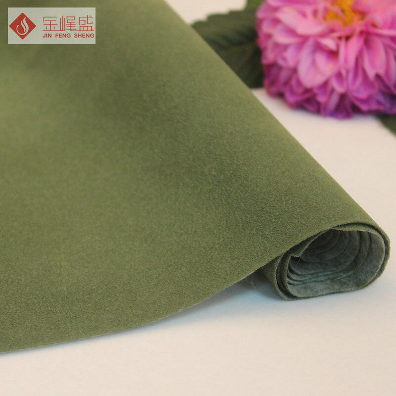 57" / 58" Width Velvet Jewelry Box Liner Fabric , Spunlace Flocked Velvet Fabric