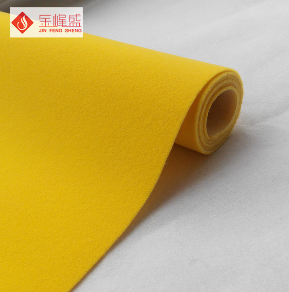 Luxury Nylon Fiber Polyester Velvet Fabric Yellow Spunlace Fabric