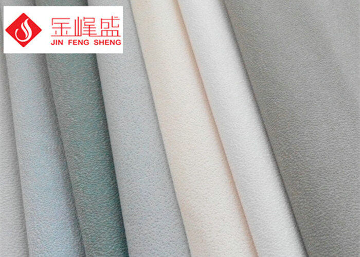 White / Grey Velvet Upholstery Fabric Plain for Watch / Glasses Boxes