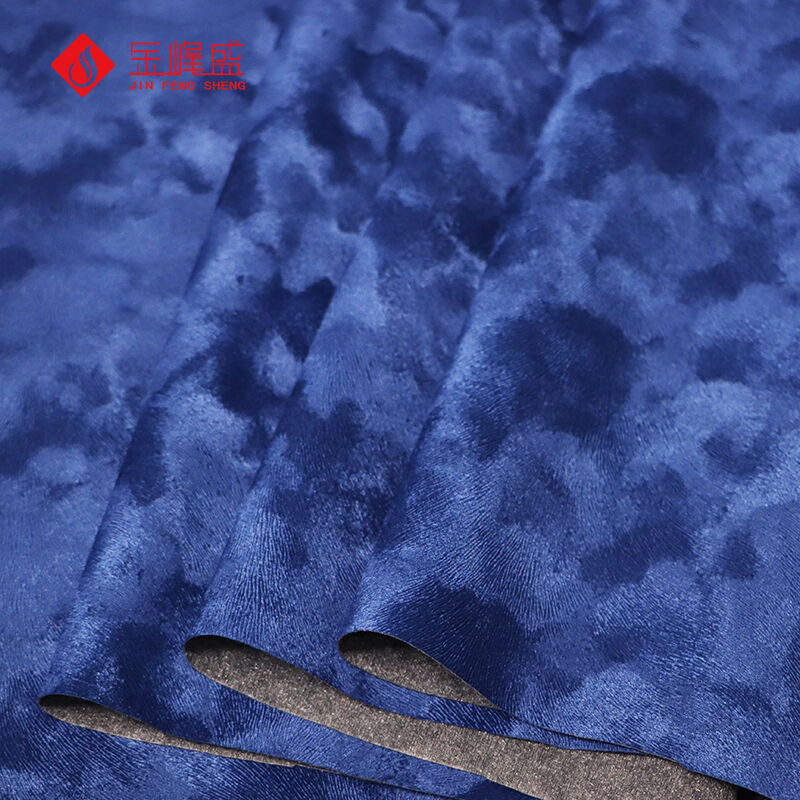 Dark Blue Flock Fabric For Package Box 57" 58"